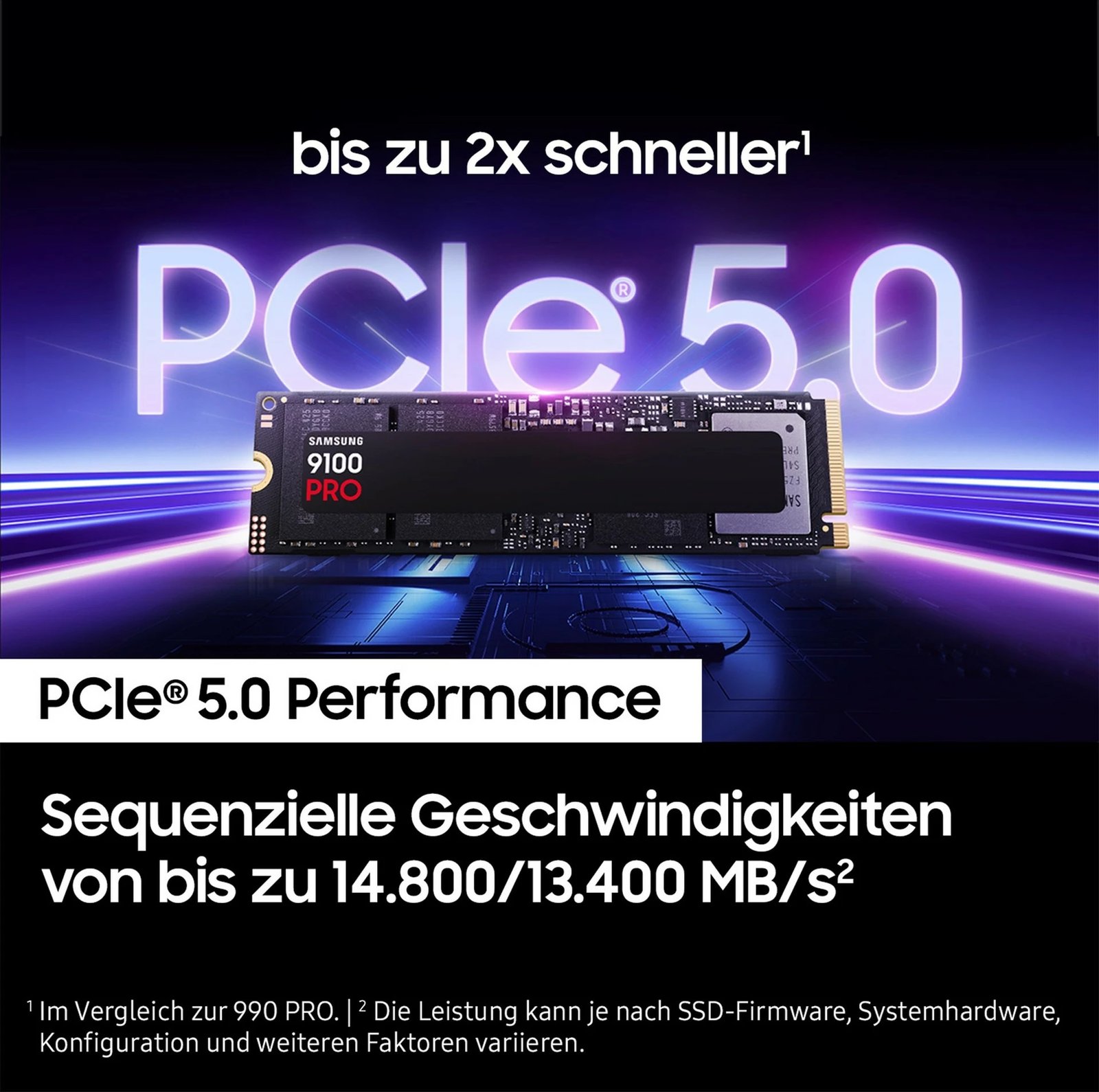 SSD Samsung 9100 PRO PCIe 5.0 NVMe M.2 1 TB