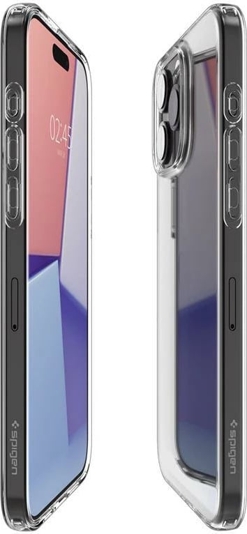 Mbështjellës Spigen Crystal Flex për iPhone 15 Pro, Transparent
