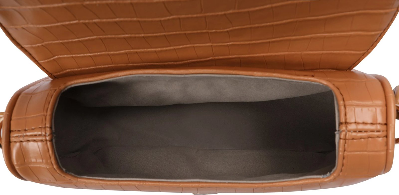 Çantë krahu Lucky Bees, ngjyrë tan, Croco 240