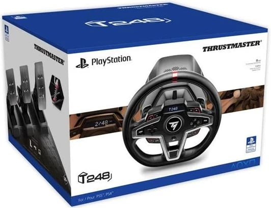Volan Thrustmaster T248 + Pedaliera Hybrid Drive PC/PS/PS5