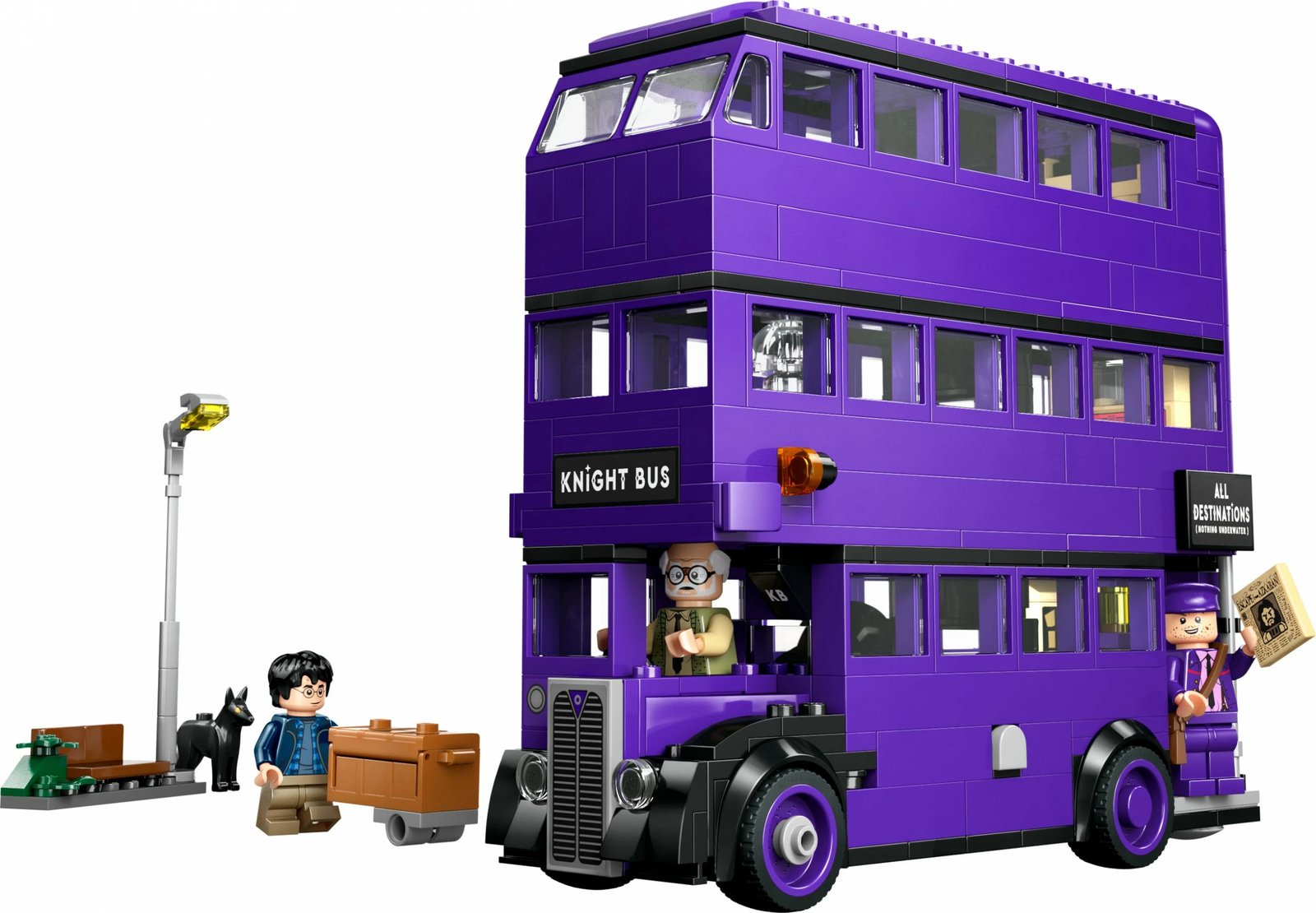 Set ndërtimi LEGO Harry Potter 76446, Aventurat me Autobusin Knight, shumëngjyrësh