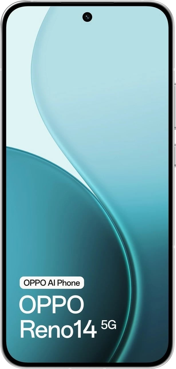 Celular OPPO Reno 14 5G, 12GB RAM, 512GB, Opal White