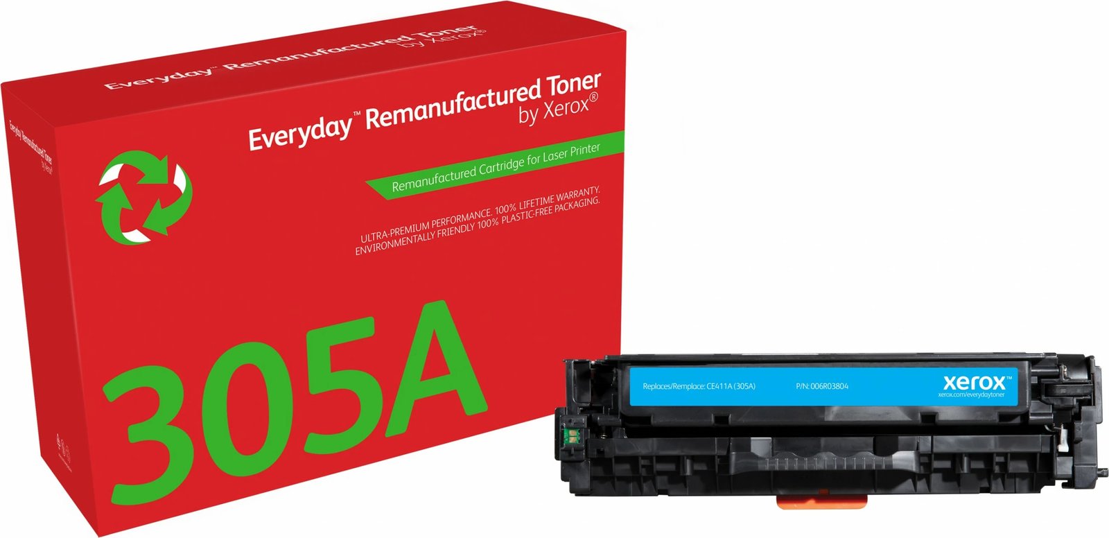 Toner Xerox Everyday 006R03804, alternativ për HP 305A CE411A, cyan