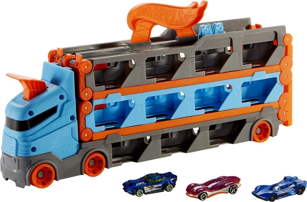 Hot Wheels City Speedway Hauler, MATTEL, Multi