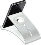 Mbajtës pasiv TerraTec 219729 për celular e smartwatch, alumin, ngjyrë argjendtë