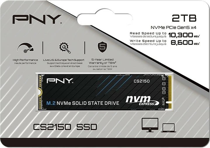 SSD PNY CS2150, 2TB, M.2 2280, PCI-Express