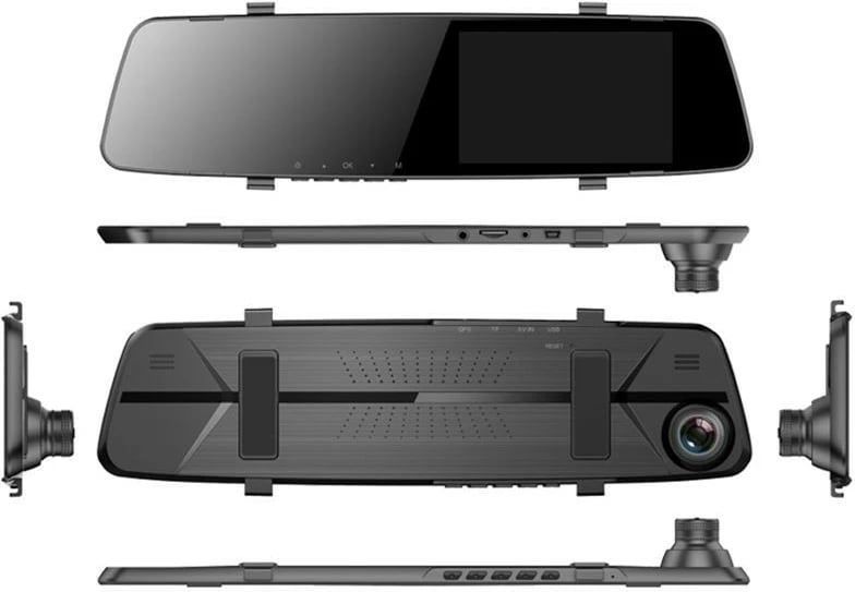 Kamerë veture Tracer 4.5D FHD VELA, Full HD, kënd 150°, me kamerë të pasme, e zezë