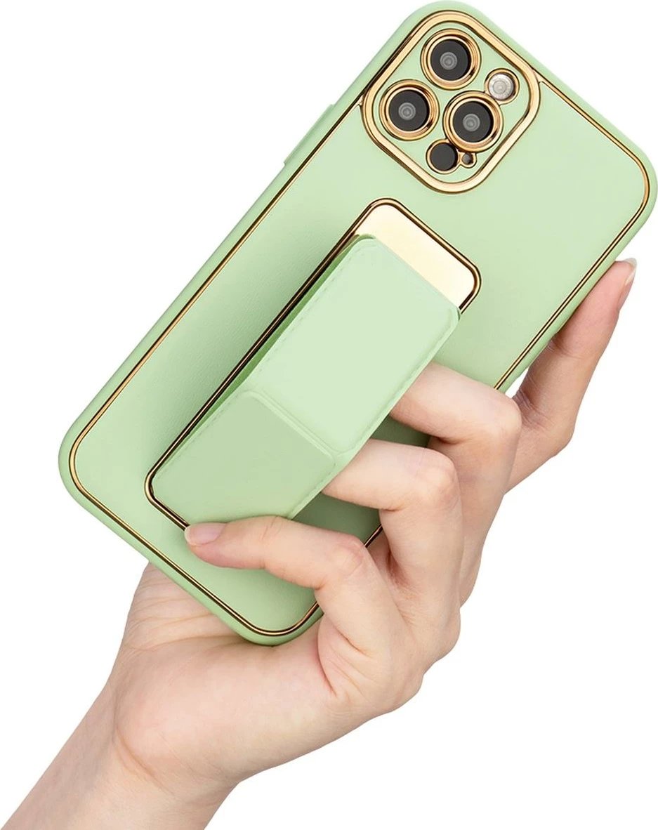 Mbështjellës Hurtel Kickstand Case për Samsung Galaxy A13, silikon, kaltër