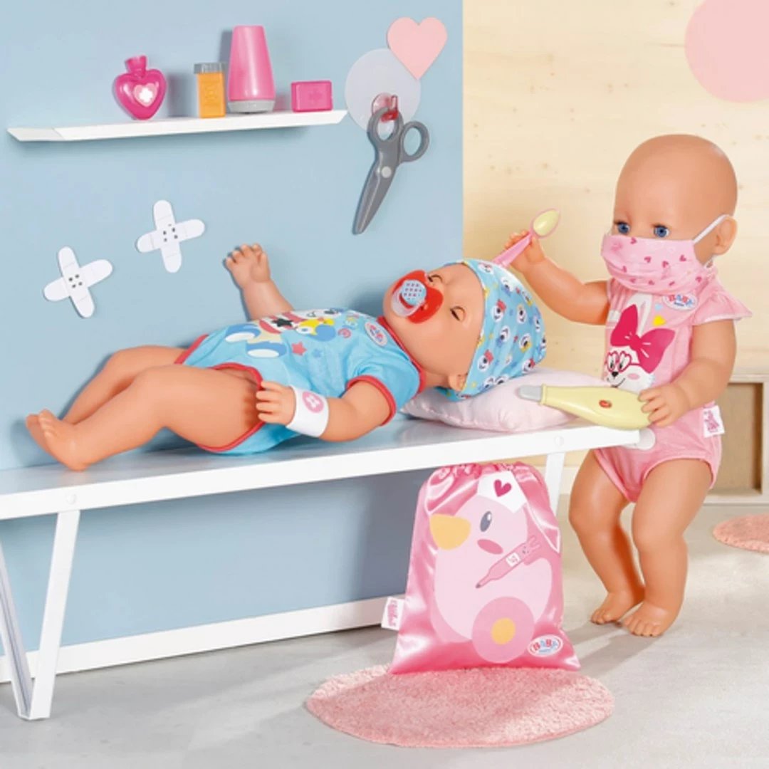 Set lodrash për kukulla ZAPF BABY born EHBO, multikolor