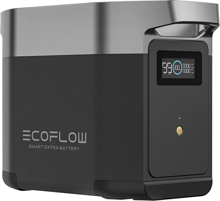 Bateri shtesë EcoFlow DELTA 2, 1024 Wh, për stacion energjie, e zezë
