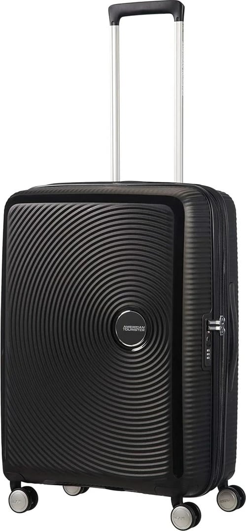 Valixhe American Tourister Soundbox EXP, e vogël, e zezë