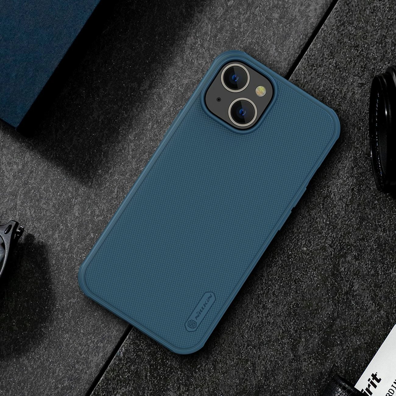 Mbështjellës Nillkin Super Frosted Shield Pro Magnetic për iPhone 14 Plus, MagSafe, i zi