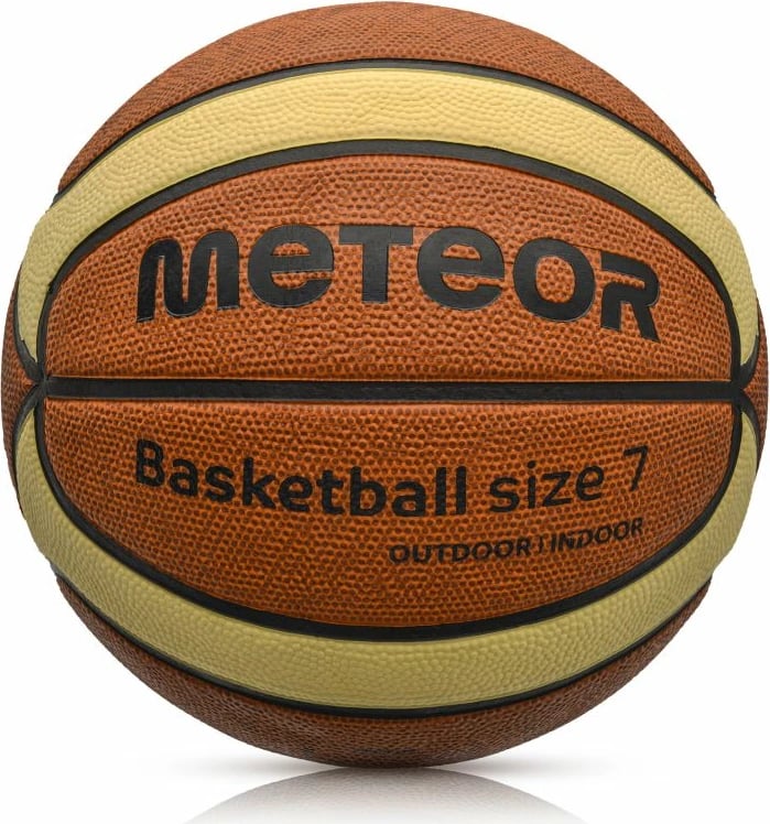 Top Basketbolli Meteor për të gjithë, ngjyrë kafe