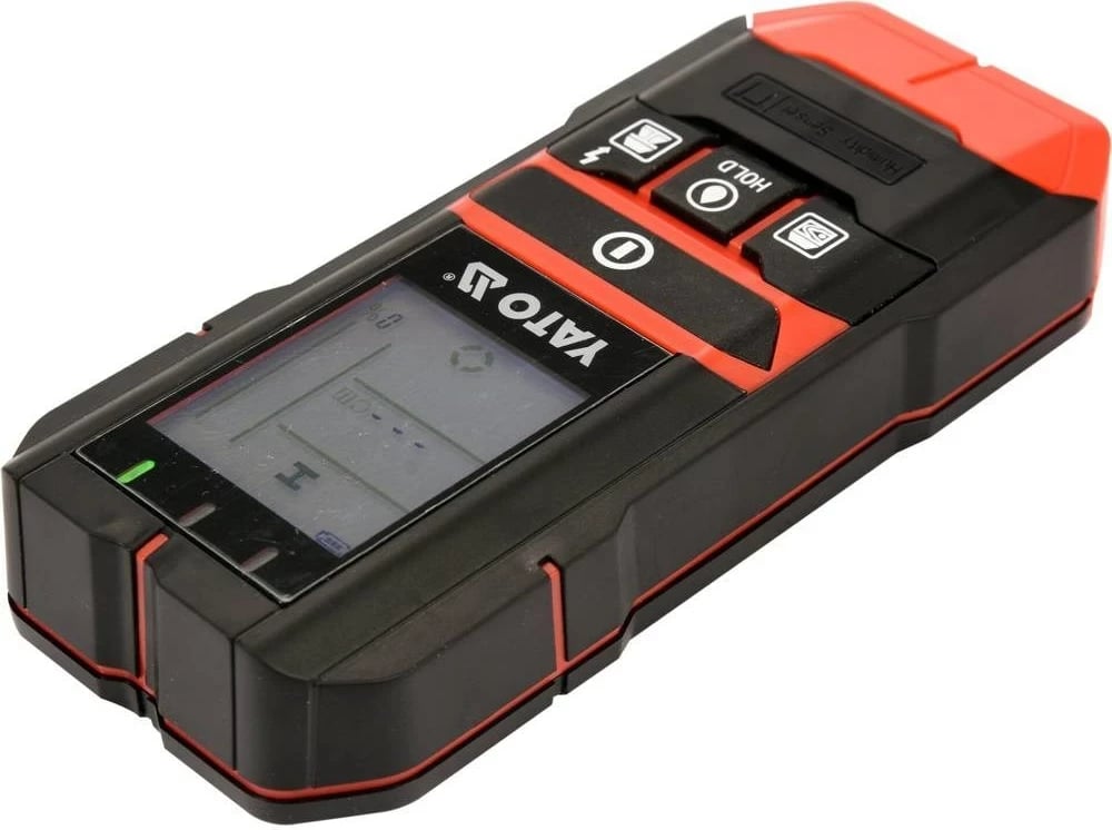 Detektor metali YATO YT-73138 me ekran LCD, i zi/kuq