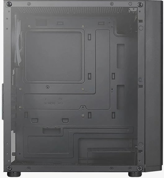 Kasë AeroCool Hexform TG FRGB, Mini Tower, Micro ATX/Mini ITX, e zezë Kasë AeroCool Hexform TG FRGB, Mini Tower, Micro ATX/Mini ITX, e zezë