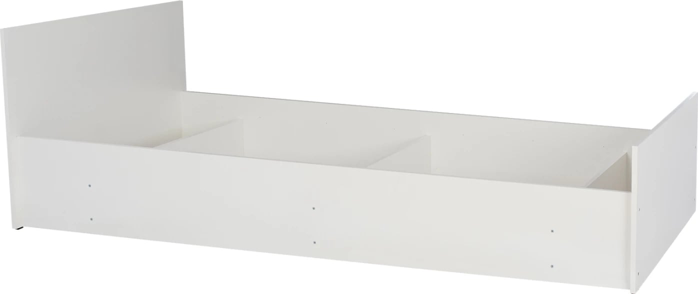 Krevat melamine për dyshek 90x200 cm, i bardhë, FH2433.03