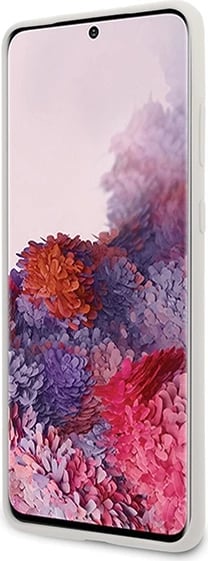 Mbështjellës U.S. Polo Assn. USHCS62SLHRWH Silicone për Samsung Galaxy S20, i bardhë