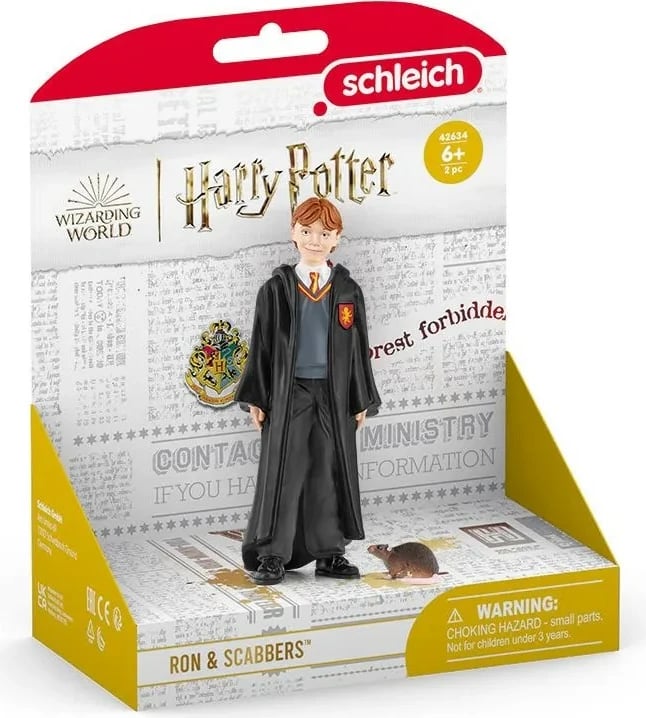 Set figurash Schleich Ron Weasley dhe Scabbers, Harry Potter