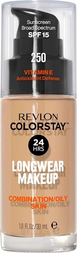 Fondatinë Revlon ColorStay Makeup për lëkurë të kombinuar/yndyrshme SPF15 250 Fresh Beige 30ml