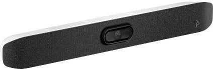 Video bar konferencash POLY Studio V12, 4K Ultra HD, mikrofon i integruar, RJ-45, zi/bardhë