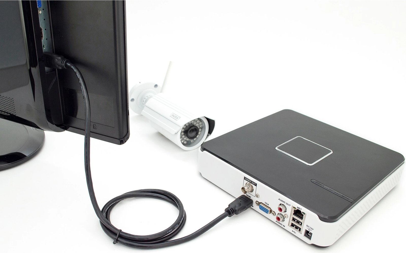 Kabllo HDMI Digitus 2m, High Speed, 4K, Ethernet, e zezë