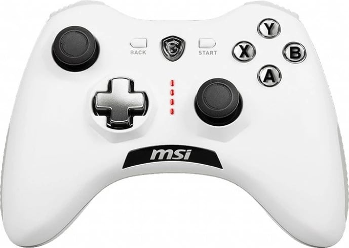 Gamepad MSI Force GC20 V2, me kabllo, për PC/Android, Bardhë