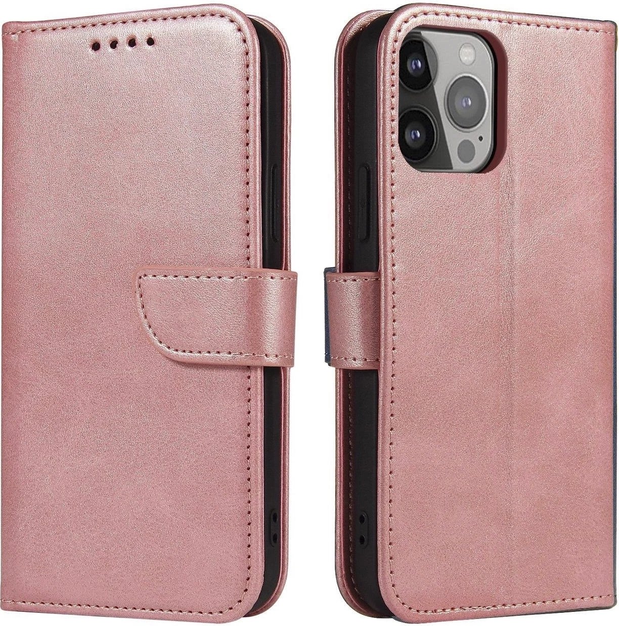 Mbështjellës magnetik me kapak Hurtel për Samsung Galaxy A36, rozë
