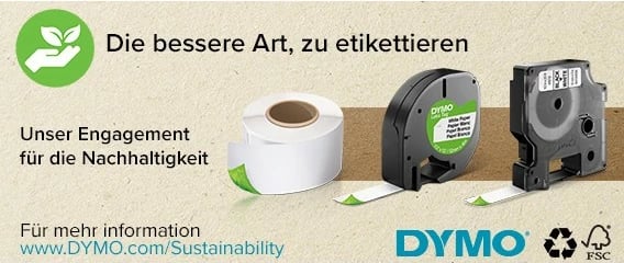 Kasetë etiketuese Dymo D1 S0720560, 12mm x 7m, e zezë mbi blu