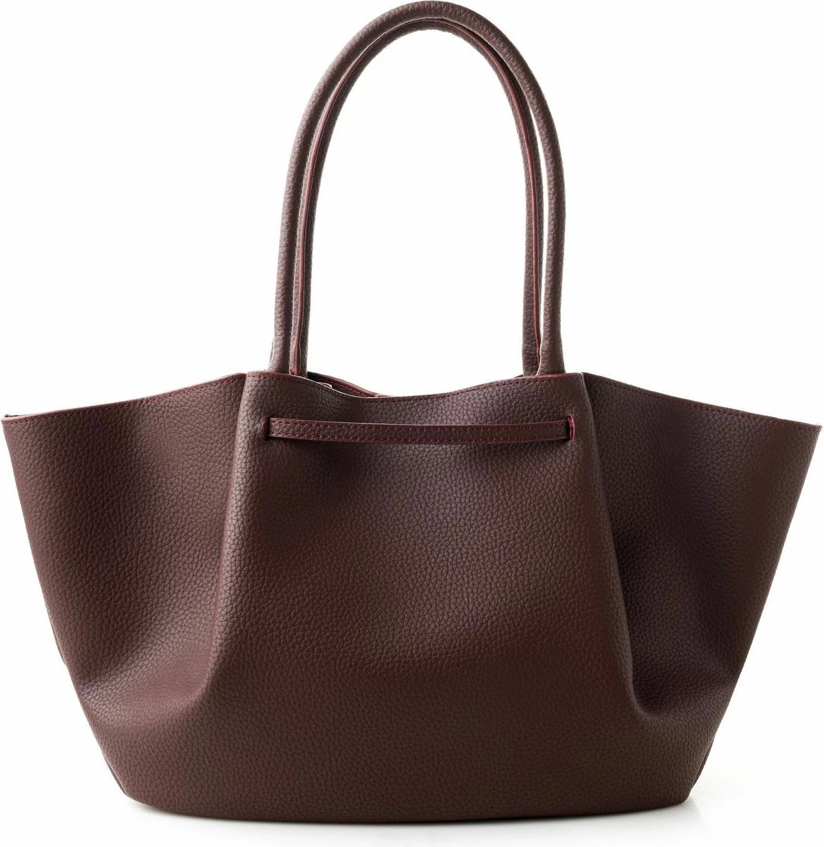 Çantë tote Vince Camuto, Prato, ngjyrë burgundy