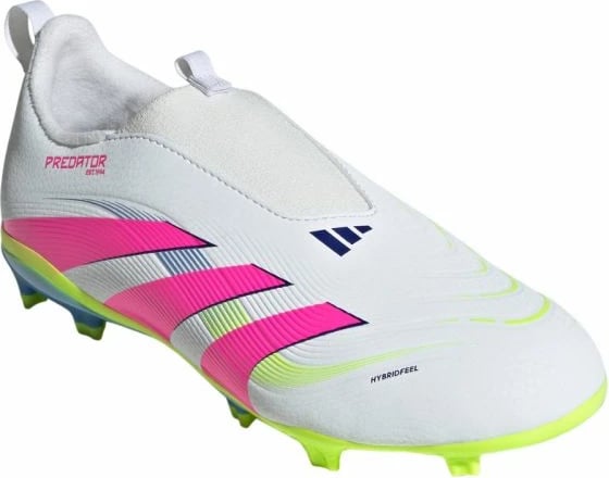Çizme futbolli për fëmijë adidas Predator, të bardha