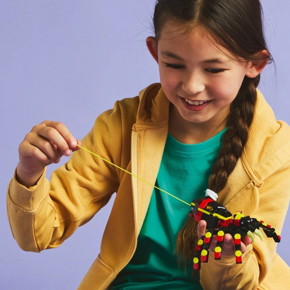 Set LEGO Creator 3-in-1 31159 Wild Animals: Amazing Spider, 153 pjesë, plastikë