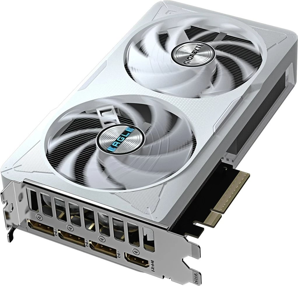 Kartelë grafike Gigabyte GeForce RTX 5060 EAGLE OC ICE 8G, 8 GB GDDR7, e bardhë