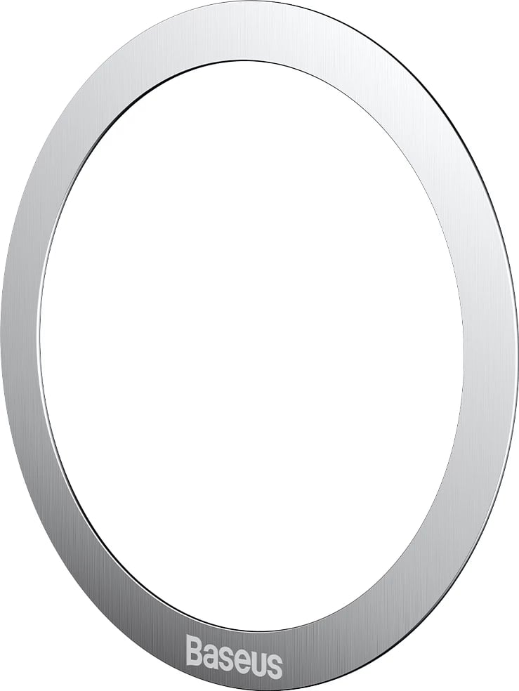 Unazë magnetike Baseus Halo Series, 2 copë, për MagSafe, argjendtë