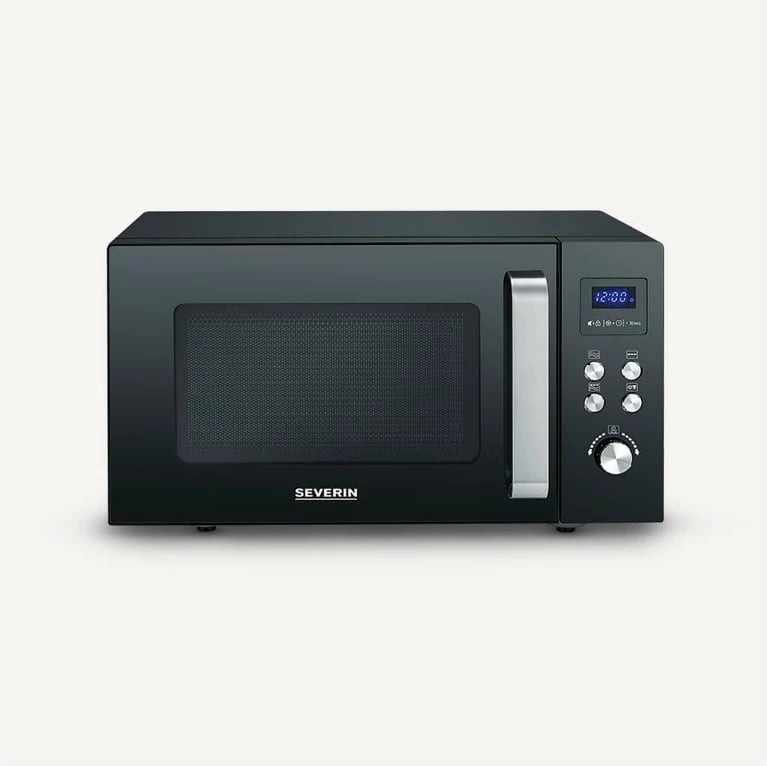 Mikrovalë grill Severin MW 7763, 25 L, 900 W, LED, e zezë/argjendtë