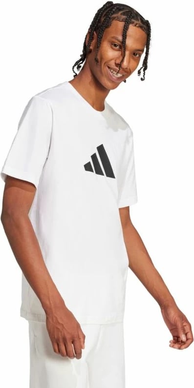 Maicë për meshkuj adidas, e bardhë