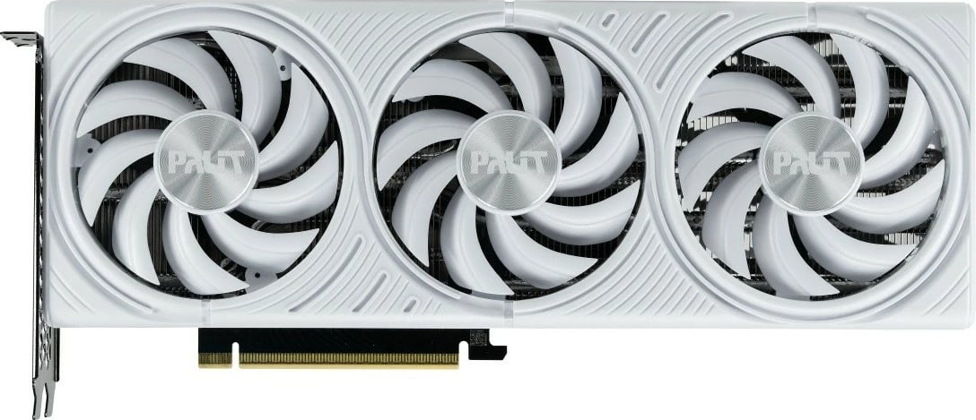 Kartelë grafike Palit GeForce RTX 5070 WHITE OC, 12GB GDDR7, 192bit, 3x DisplayPort/HDMI, e bardhë