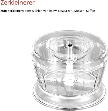 Blender dore UNOLD ESGE-Zauberstab M 122 de Luxe, 0.6L, gri