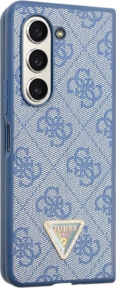 Mbështjellës Guess 4G Triangle Strass për Samsung Galaxy Z Fold 5, Kaltër