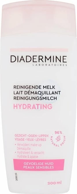 Qumësht pastrues për femra Diadermine Hydrating, 200ml