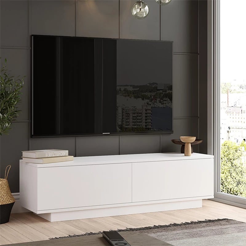 Dollap TV Zoeva, bardhë, 140x35x38.2cm