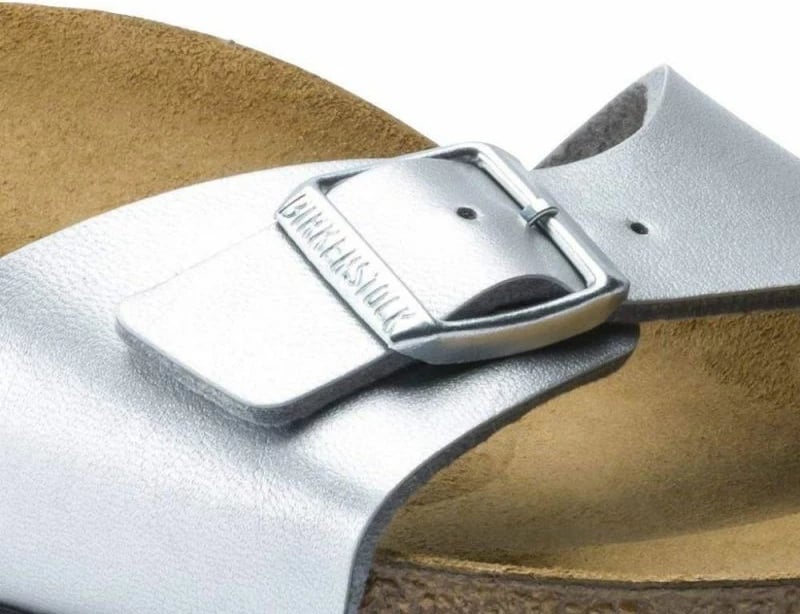 Papuqe femra Birkenstock, të bardha
