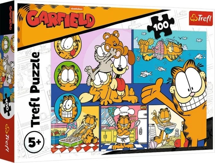 Puzzle Garfield Trefl 100 pjesë, për fëmijë