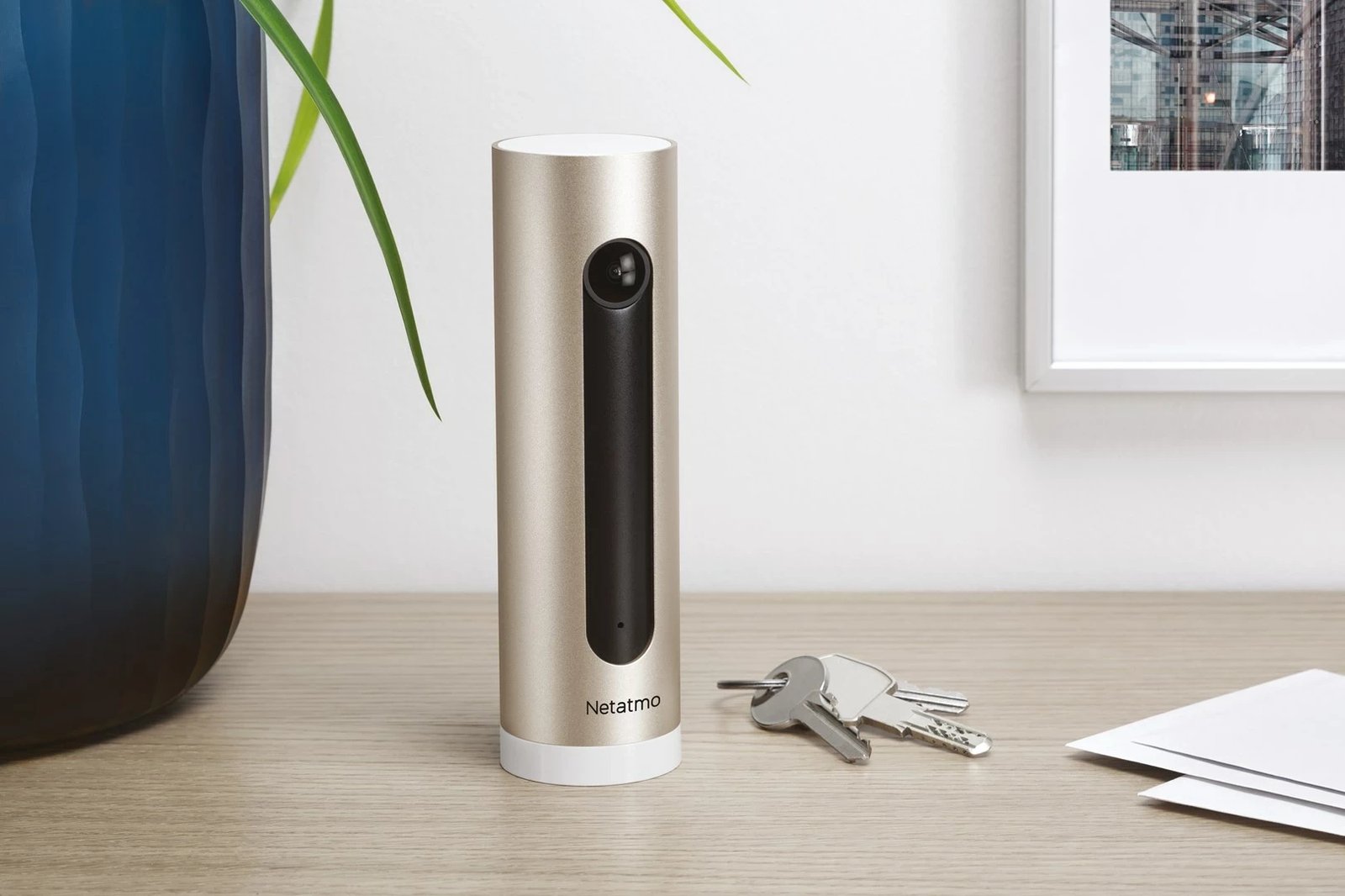 Kamerë sigurie IP Netatmo NSC01-EU, 4 MP, 1080p, për brenda, Alumini