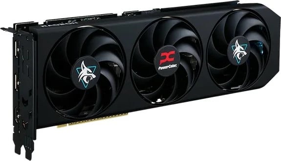 Kartelë grafike PowerColor RX 9060 XT Hellhound OC 8GB, e zezë