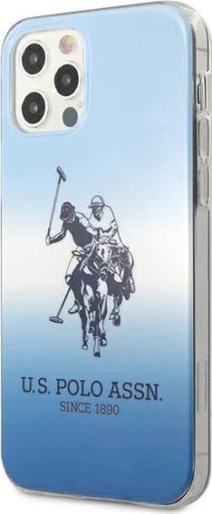 Mbështjellës U.S. Polo Assn. USHCP12MPCDGBL për iPhone 12/12 Pro 6.1", Gradient, Blu