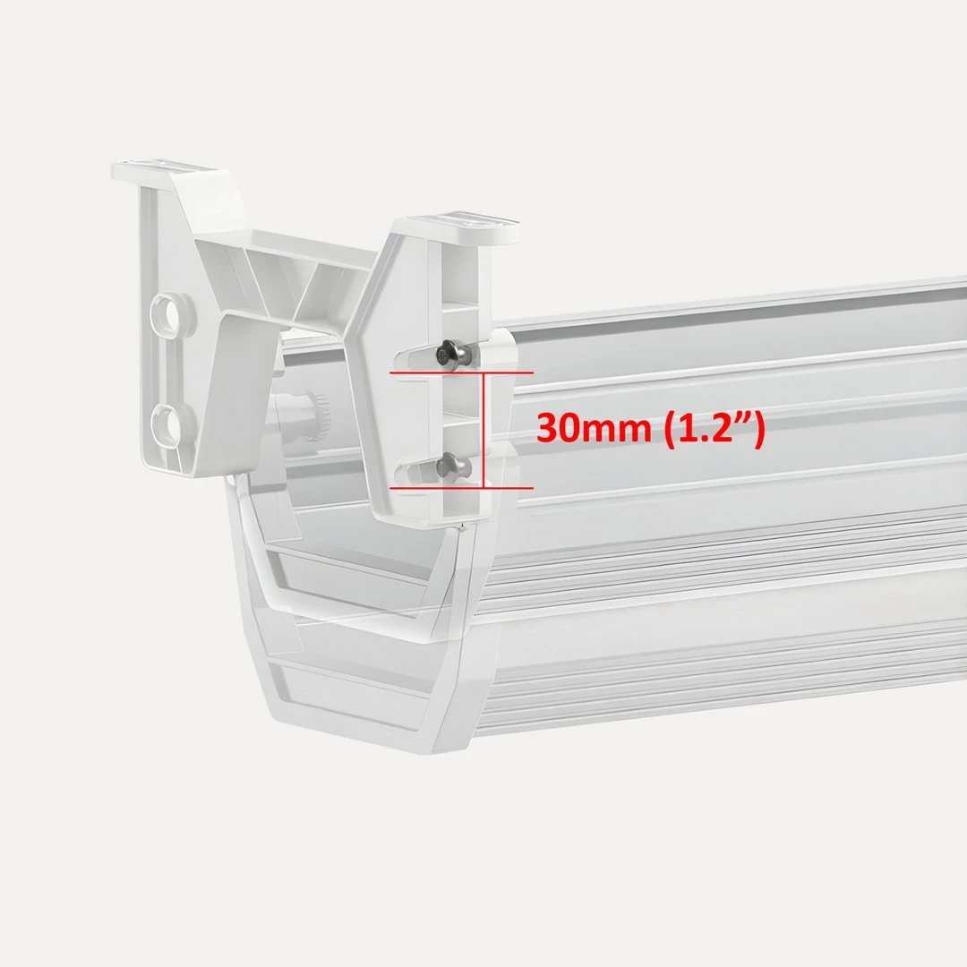 Organizues kabllosh Maclean MC-106 W, nën tavolinë, i bardhë