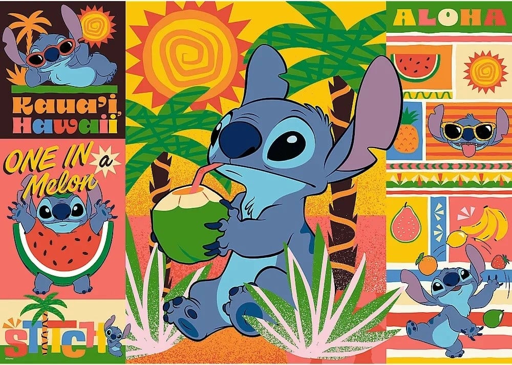 Puzzle Trefl Lilo & Stitch Vacation, 500 pjesë, 48x34 cm, për fëmijë Puzzle Trefl Lilo & Stitch Vacation, 500 pjesë, 48x34 cm, për fëmijë