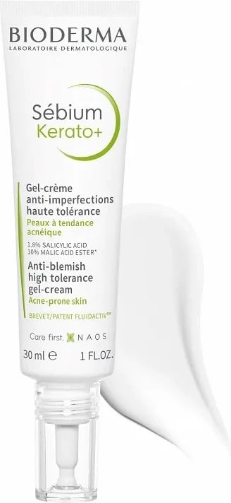Gel-krem fytyre unisex Bioderma Sébium Kerato+, 30ml