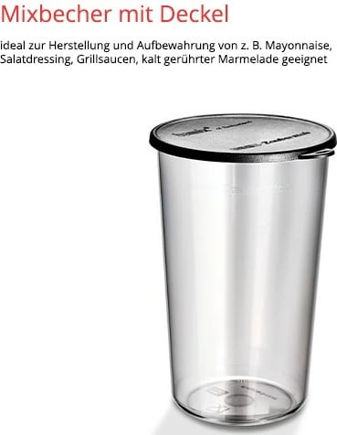 Blender dore UNOLD ESGE-Zauberstab M 122 de Luxe, 0.6L, gri