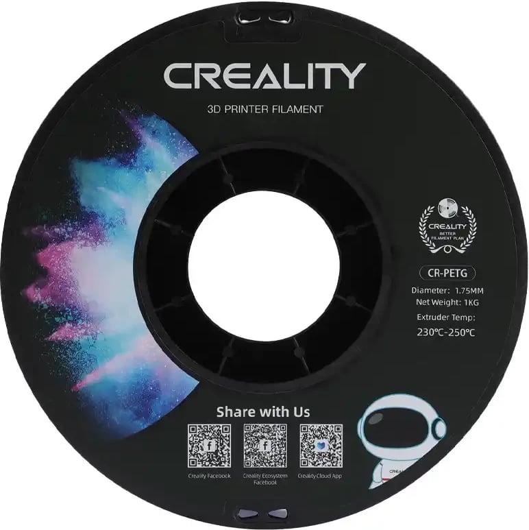 Filament PETG Creality CR-PETG, 1.75 mm, 1 kg, e kuqe